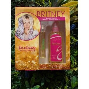 Britney Spears Original Fantasy Eau De Perfume Dry Body Oil Set